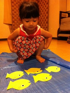 名古屋市中区ママと子どもの英語教室　未就園児　海の生き物