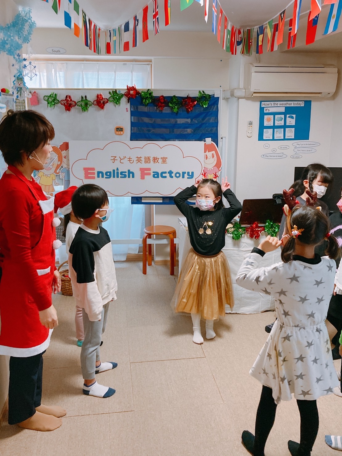 クリスマス2021／名古屋市中区子ども英語教室Englisj Factory